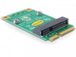 Delock Mini PCI Express (fél méret -> teljes méret) átalakító, 51x30x5 mm (65229) (65229) - aqua