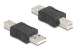 Delock USB 2.0 adapter A-típusú USB apa - B-típusú USB apa (67198) (67198) - aqua