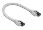 Delock RJ45 hálózati kábel Cat. 8.1 S/FTP 0, 25 m szürke (80556) (80556)