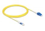 Delock Optikai szálas kábel CS apa - LC Duplex egyszeres mód G657A2 / OS2 Uniboot 5 m (88317)