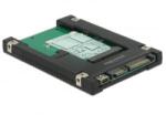 Delock 2.5 -os SATA-átalakító, 22 tus / USB 2.0 Mini-B típusú > 1 x mSATA / Mini PCIe-nyílás (62853) (62853)