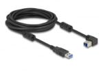 Delock USB 5 Gbps kábel A-típusú apa - B-típusú apa 90 felfelé néző csatlakozóapaval 5 m (81107) (81107)