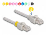 Delock Színes klipszes hálózati kábel RJ45 Cat. 6A S/FTP 1 m (80118)