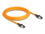 Delock RJ45 hálózati kábel USB Type-C porttal megtalálási, önazonosítási funkcióval Cat. 6A S/FTP 3 m narancssárga (80410) (80410)