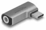 Delock Audio Adapter USB Type-C duga 3, 5 mm-es 4 tűs sztereó csatlakozóaljzattal (64192) (64192)