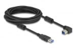Delock USB 5 Gbps kábel A-típusú apa - B-típusú apa 90 lefelé néző csatlakozóapaval 5 m (81115) (81115)