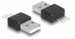 Delock Adapter A-típusú USB 2.0 apa 4 tű (66683) - aqua