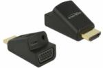 Delock Adapter HDMI-A dugó > VGA hüvely audióval (65895) (65895) - aqua