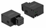 Delock 2, 1 A-s, fekete, USB Type-C töltő portos Keystone modul (87793) (87793)