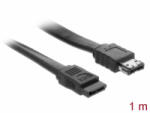 Delock Kábel SATA 3 Gb/s hüvely > eSATA hüvely 1 m fekete (85810) (85810)