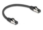 Delock RJ45 hálózati kábel Cat. 8.1 S/FTP 0, 25 m fekete (80566) (80566)