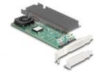 Delock PCI Express x8 Card - 2 x belső NVMe M. 2 M-kulcs, RAID-dal - alacsony profilú formatényező (90123) (90123) - aqua