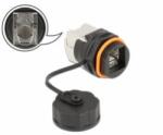 Delock Vízhatlan védőkupakkal ellátott kábel konnektor RJ45 anya - Cat. 6A LSA (86698) (86698)