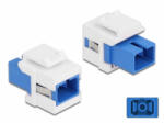 Delock Keystone modul SC Simplex aljzat - SC Simplex aljzat kék / fehér (86714) (86714)