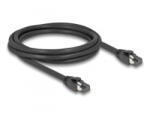 Delock RJ45 hálózati kábel Cat. 8.1 S/FTP 2 m akár 40 Gbps fekete (80234)