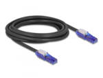 Delock RJ45 hálózati kábel Cat. 6 UTP 180 -os hajlítással apák fekete színű 3 m (80928)