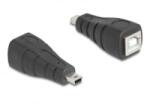 Delock USB 2.0 adapter Mini USB 5 tűs apa B-típusú USB anya (67200) (67200) - aqua