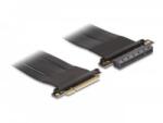 Delock PCI Expressz riser kártya x8 apa - x8 szlot kábellel 60 cm hosszú (88030) (88030)