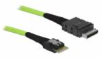 Delock Kábel OCuLink PCIe SFF-8611 > Slim SAS SFF-8654, 0, 5 m (85801) (85801)