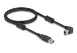 Delock USB 5 Gbps kábel A-típusú apa - B-típusú apa 90 balra hajlítva 1 m (81100) (81100)