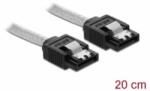 Delock SATA 6 Gb/s kábel 20 cm áttetsző (85340) (85340)