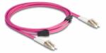 Delock Optikai kábel fém megerősítéssel LC Duplex - LC Duplex Multi-mód OM4 3 m (87915)