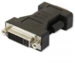 TECHLY VGA / DVI Átalakító [1x VGA dugó - 1x DVI alj, 24+5 pólusú] Fekete (IADAP-DVI-9100)