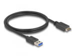 Delock USB 10 Gbps kábel E-típusú A kulcsos USB 20 tűs apa A-típusú USB apa 80 cm (85411) (85411)