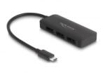 Delock Elosztó USB Type-C csatlakozóval (DP alternatív mód támogatás) 3 db. DisplayPort MST 4K 60 Hz (88041) (88041)
