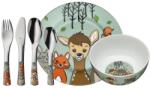 WMF - Gyermek étkészlet és evőeszközkészlet FOREST FRIENDS 6db 1286119964 (GS0562)