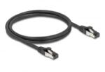 Delock RJ45 hálózati kábel Cat. 8.1 S/FTP 1 m fekete (80571) (80571)