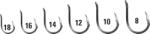 Mustad Carlig Mustad Alpha Point Pin nr. 12 12buc (M.10304APTX.12)