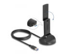 Delock Wi-Fi 6E duális Band WLAN USB adapter AX3000 (2 x 1201 + 574 Mbps) (12773) (12773)