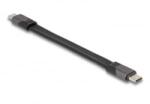 Delock USB 40 Gbps FPC lapos csík kábel USB Type-C - USB Type-C 15 cm PD 3.0 100 W E-Marker (80099)