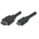 TECHLY HDMI Csatlakozókábel [1x HDMI dugó - 1x HDMI dugó, C mini] 1.80 m Fekete (ICOC-HDMI-B-015)