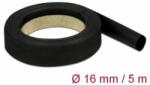 Delock Fekete zsugorcső 5 m x 16 mm (18940) (18940)