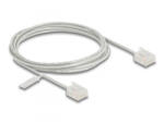 Delock RJ45 hálózati kábel Cat. 6 UTP ultravékony 2 m szürke rövid csatlakoztatókkal (80759) (80759)
