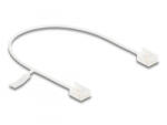 Delock RJ45 hálózati kábel Cat. 6 UTP ultravékony 0, 3 m fehér rövid csatlakoztatókkal (80772) (80772)