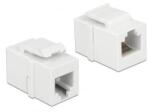 Delock Keystone modul RJ12 anya > RJ12 anya CAT. 3 fehér (86380) - aqua