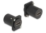 Delock D-típusú Modul HDMI 8K 60Hz anya anya csavarokkal fekete (88109) (88109) - aqua