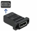 Delock System 45 DisplayPort adapter egyenes (81309) (81309) - aqua