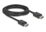 Delock DisplayPort kábel 16K 30 Hz / 8K 60 Hz 40 Gbps 3 m (80494) (80494) - aqua