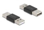 Delock A-típusú USB 2.0 fém adapter apa - apa (65108)