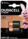 Duracell ULTRA eldobható lítium akkumulátor CR123A, 2 db-os csomagolásban