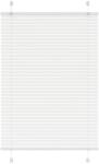 vidaXL pliszírozott redőny Fehér 100x150 cm szövetszélesség 99, 4cm (4015500)