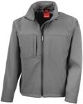 RESULT Férfi Softshell Premium 3 rétegű teljesítmény kabát (vízálló, szélálló és L szürke