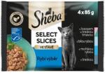 Sheba Select Slices Halas válogatás szószban tasakokban 12 x (4 x 85 g)