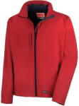 RESULT Férfi Softshell Premium 3 rétegű teljesítmény kabát (vízálló, szélálló és XL vörös