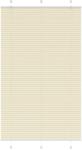 vidaXL pliszírozott redőny krém 120x200 cm szövetszélesség 119, 4 cm (4015317)