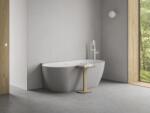 RAVAK CC71500000 Vana Freedom Wall II Tec 170x87, akrilkád, Smoke Grey/fehér, fehér lefolyó
